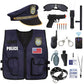 Skcaiht Police Officer Costume For Kids Cop Toddler Boy Costumes For Pretend Play Cosplay Set Ages 3-7