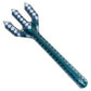Inflatable Diamond Trident - Mine Pixel Craft - Birthday Party Favors - Gift Bags - Pool Parties - Cosplay - Halloween Costumes