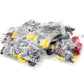 Habow 852Pcs Technic-Parts Gears-Axle-Pin-Connector Compatible With Lego-Technic, Shock-Absorber Wheels Chain Link Frame Joints
