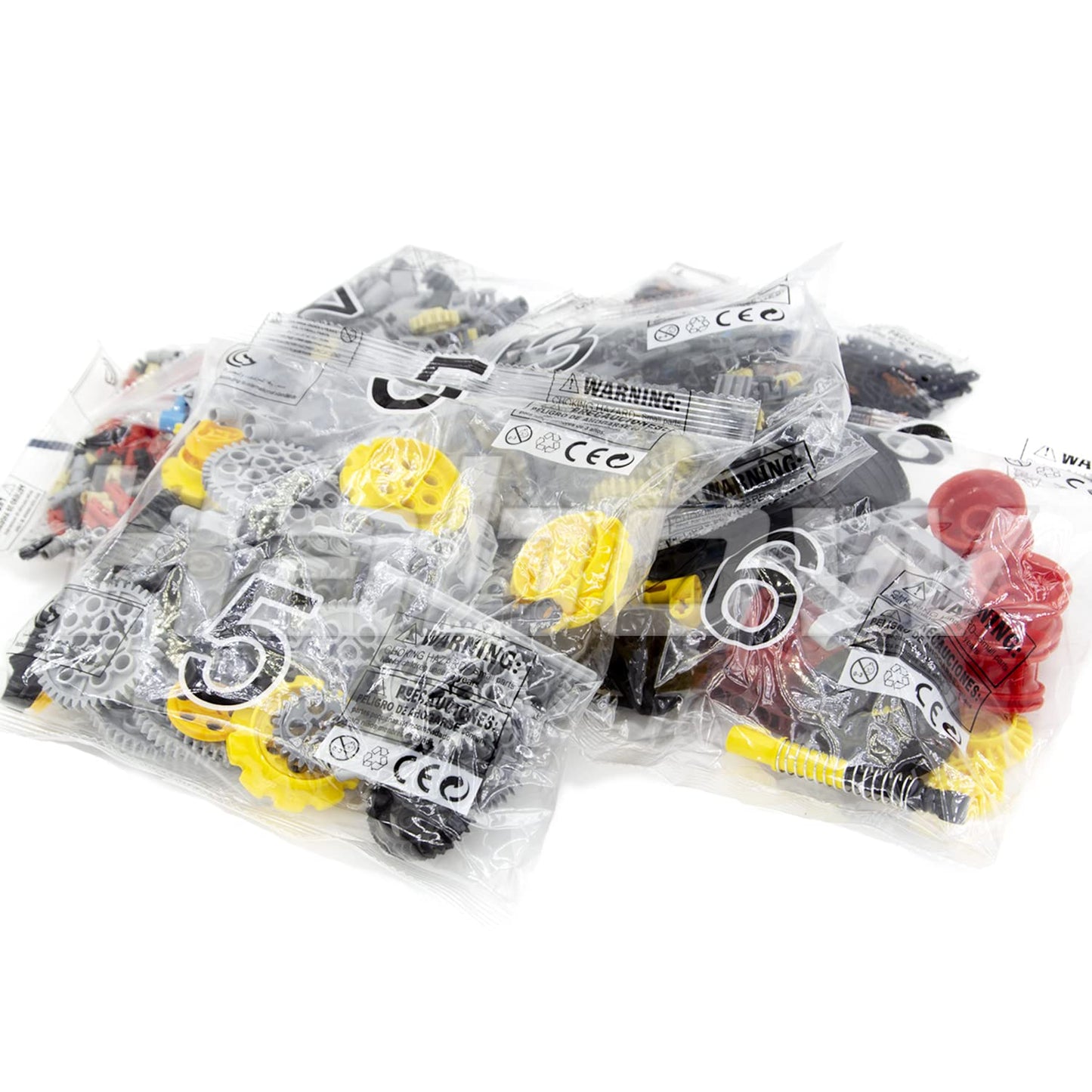 Habow 852Pcs Technic-Parts Gears-Axle-Pin-Connector Compatible With Lego-Technic, Shock-Absorber Wheels Chain Link Frame Joints