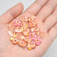 100 Pieces Tiny Flower Capybara For Dollhouse Miniatures Resin Animals For Crafts Mini Capybara For Fairy Garden Micro Landscapi