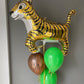Giant Tiger Balloons 40 Inch Tiger Shaped Balloons Woodland Tiger Balloons For Jungle Safari Themed Kids Birthday Party Decorati