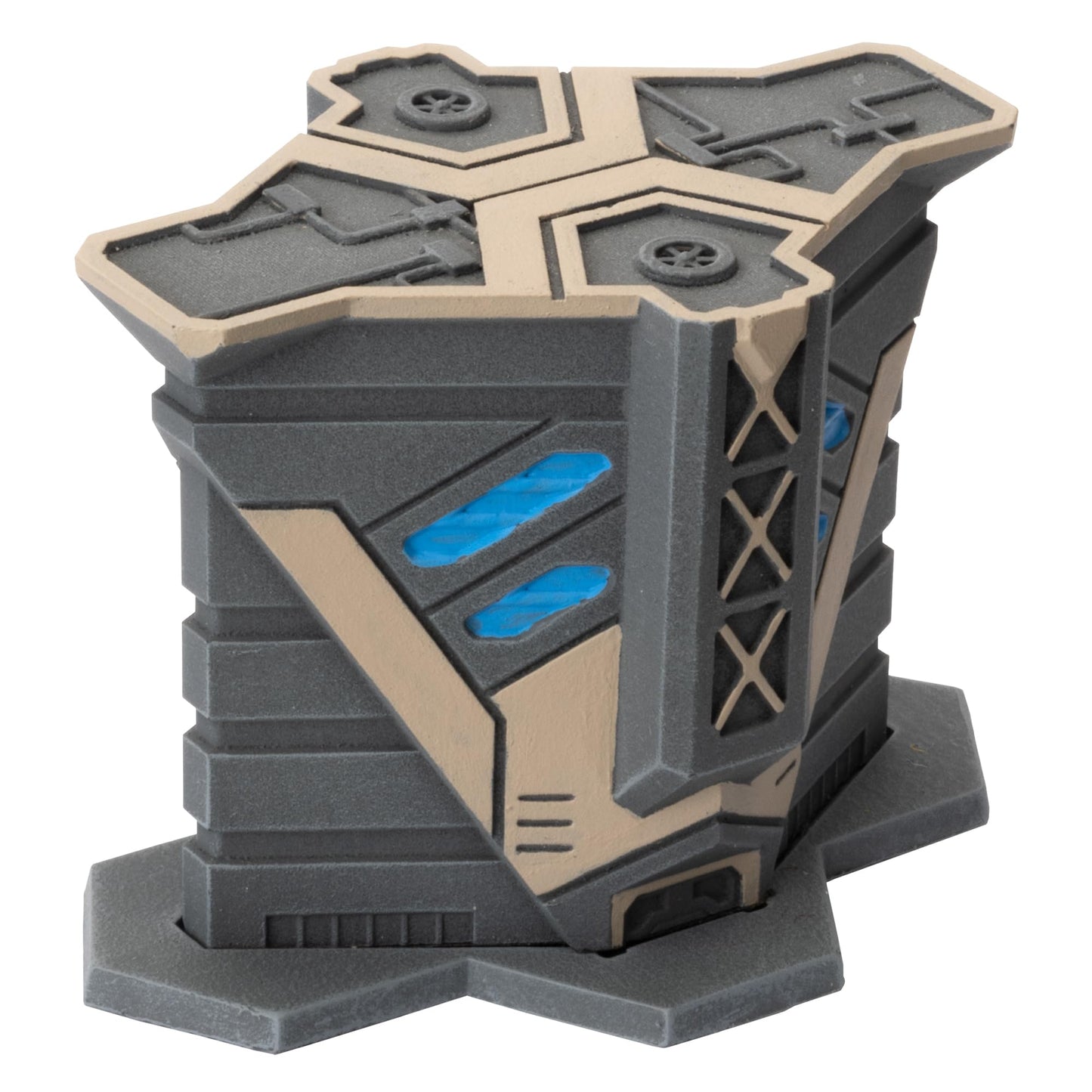 Gf9: Hextech Trinity City: Condo - 2X Fully Painted Buildings, Battlefield In A Box, Tabletop Ready Painted Terrains, Rpg Accessories