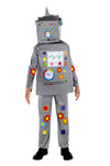 Dress Up America Robot Costume For Kids - Robot Jumpsuit, Tunic & Headpiece Set (Large)