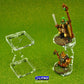 Litko Flying Figure Stands | Levitating Character | Adventure Games | Compatioble With Dnd | 2 Pack | 25Mm | (Round)