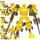 Hopandos Transforming Robot Set, 6 In-1 Construction Car Toys For Kids, Science Kits, Outdoor Diy Transomer Robots Set Toys Birt