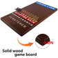 Grhonior 21 Inches Horse Racing Board Game Wooden Finish Line Race Horse for Family and mature-themed Party with 11 Metal Horses Classic Card and Dice Horse Track Tabletop Game Nights