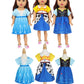 Benylion 14-16 Inch Doll Clothes Princess Costume Dress For 14-16 Inch Doll Include 3Pcs Different Princess Dress Fits All 14-16