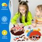 Craftstory 86 Pcs Social Emotional Learning Toys - Montessori Sensory Play with Emotion Cards & Face Boards for Kids, Autism & Speech Therapy