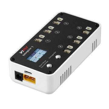 Vifly Whoopstor 3 White Color 1S Lipo Battery Storage Charger And Discharger With Lcd Display Tiny Whoop Charger With Ph2.0 And 