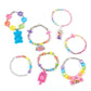 Make It Real: Pop! Shake! Twist! DIY Bracelet Kit - Make 7 Scensory Charm Bracelets, 171pcs, All-in-1 Jewelry Kit, Rainbow Color