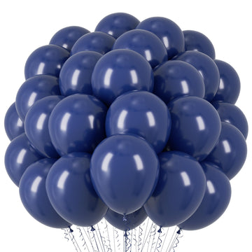 Voircoloria Navy Blue Balloons, 66Pack 12Inch Dark Blue Latex Party Balloons For Graduation, Wedding, Birthday, Baby Shower, Gen