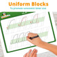 Channie's Visual Cursive Flashcards - 43 Dry-Erase Cards for Cursive Handwriting Practice, Medium Size for 2nd-3rd Graders