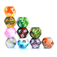 SmartDealsPro 10-Pack D4 D6 D8 D10 D12 Multi Colored Polyhedral Dice for for Dungeons and Dragons DND RPG MTG Table Games (Doubl
