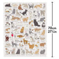 Ridley's 1,000-Piece Cat Lover's Jigsaw Puzzle - Informational Breeds Image, Sturdy Storage Tube, Cream Cardboard