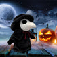 Fimigid Plague Doctor 12'' Plush, Halloween Stuffed Doll Plushie Toy Gift For Kids, Halloween Hugging Cushion Decor (Round Hat C