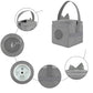 Annmore Storage Bag For Tonies Box And Figures, With Cover For Tonies Ears, Carrying Case For Toniebox And Characters, Gray