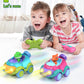 Lehoo Castle Girl Dinosaur Toy, 2 Pack Dinosaur Toys for Kids 3-5, Remote Control Car for Toddlers 1-3, Kids Toys Girls 3-5, 2 Y
