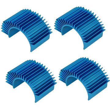 4 Pack Vgoohobby Aluminum Electric Engine Motor Heatsink Cooling Heat Sink Fins for 550 540 3650 Size Brushed Brushless Motors R