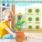 Lgouygg Baby Toys, Singing Talking Cactus Toy For 3-6 Year Old Toddler Boys Girls, Mimicking Repeat What You Say, Plush Cactus With Light Up Music And Amusing Songs, Funny Gag Gifts For Kids