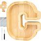 Bitreeworks Letter Piggy Bank, Personalized Wooden Coin Banks, Large Wood Money Peny Bank for Adults (9'', Alphabet C)