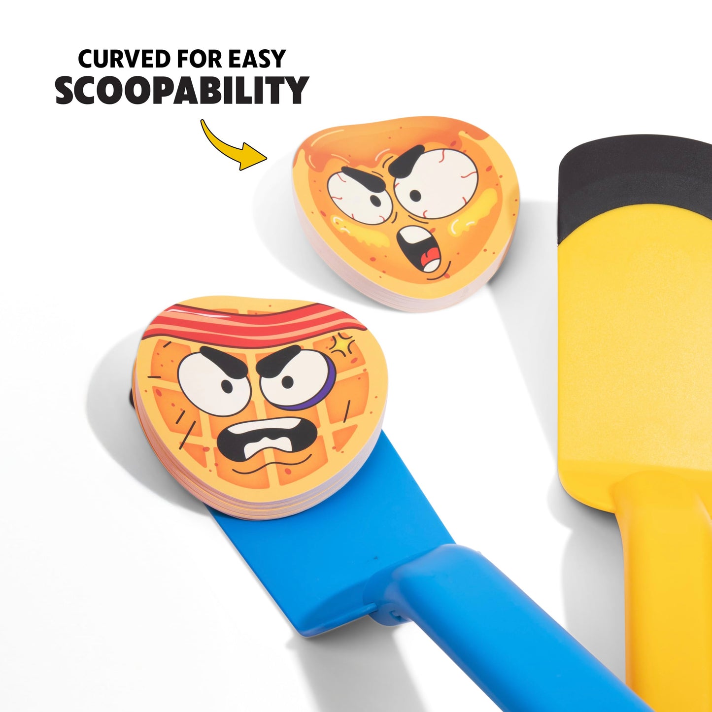 WHAT DO YOU MEME? Waffles vs Pancakes Game - Family Fun, Medium Size, Red, Model WW4010, Kids 8+