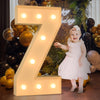3Ft Marquee Light Up Letters, Large Marquee Letters Z For Party Decorations, Big Baby Letters For Baby Shower Birthday Party Dec