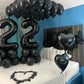 60 Balloon Number, Black Number 60Th Birthday Balloons 40 Inch, 60 Years Old Black Birthday Decorations For Men Women, 60Th Anni
