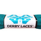 Derby Laces Teal 72 Inch Waxed Skate Lace For Roller Derby, Hockey And Ice Skates, And Boots