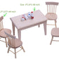 Taponukea Miniature Dollhouse Furniture And Accessories 1 12 Scale Dollhouse Miniature Furniture Wooden Dining Table Chair Bottl