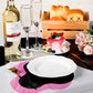 3 Pcs Pink Cowgirl Cow Print Table Cover Plastic Rectangle Cowgirl Farm Animal Theme Party Tablecloth Pink Black and White Cow P