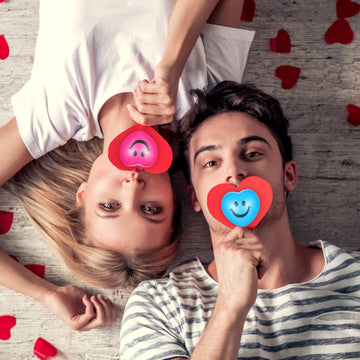 36 Pieces Valentine'S Day Heart Stress Balls Heart Shaped Foam Smile Face Stress Balls Mini Relaxable Valentine Party Favors For