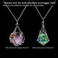 PJOY DND Necklace Empty Dice Cage for D20 Dice D&D Dungeons and Dragons Gamers DND Gifts-Silver