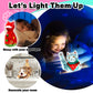 FUNZBO 3pcs Paint Your Own Cat Lamp Kit - Arts and Crafts Supplies Kitten Painting Kits for Kids Teens Adults, DIY Night Light T