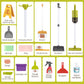 Jovow Kids Cleaning Set For Toddlers, Detachable 20 Pcs Pretend Play Set, Educational Toddler Cleaning Carts Includes Real Worki