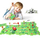 Yooyid Plastic Puzzles For Kids Ages 3-5 With A Cute Vehicle, Toddler Puzzle Track Play Set Gift, Race Tracks For Kids 3-5, Toys
