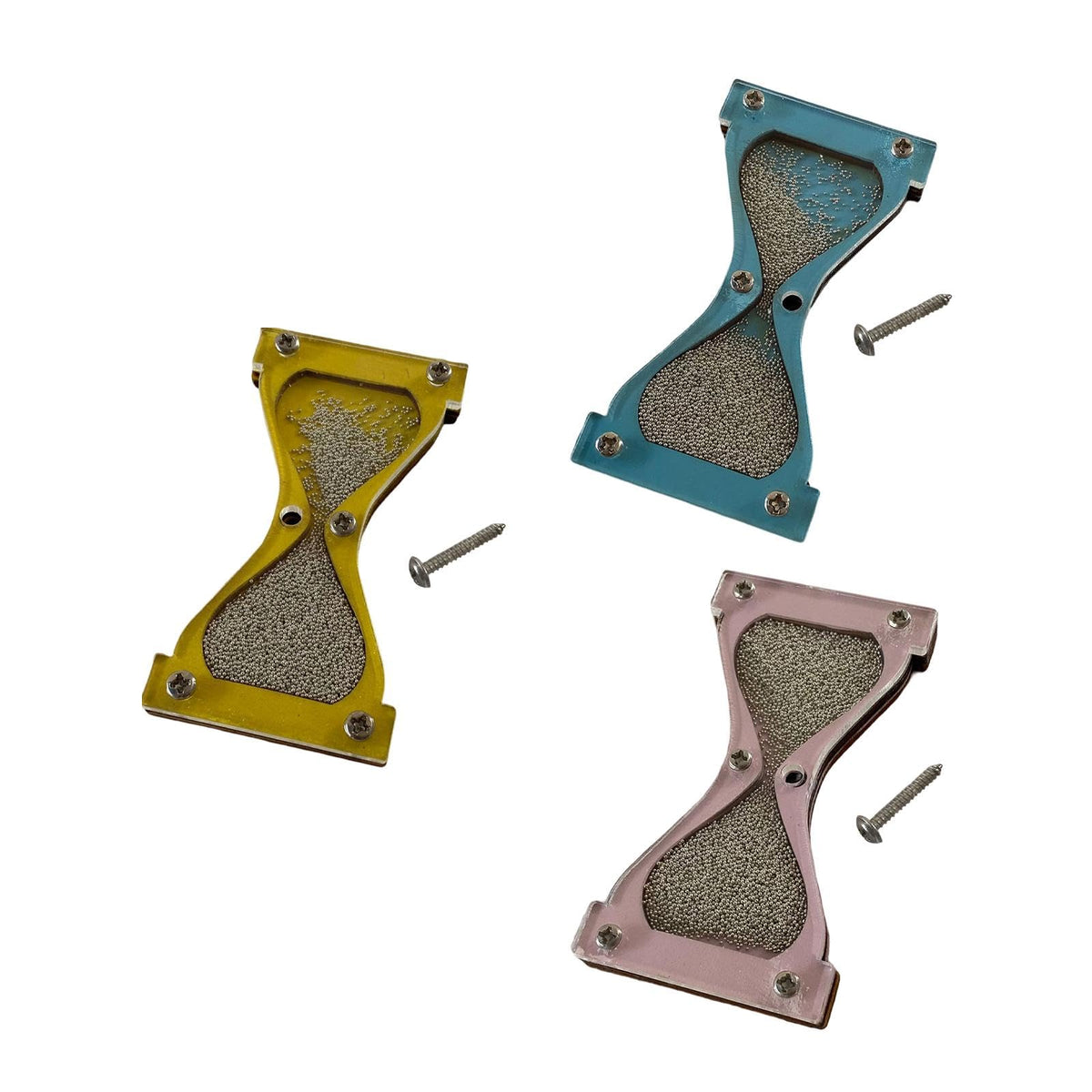 Trendivibe Kids Wood Hourglass Toys Educational Sensory For Birthday Gifts Child Pink| Baby Learning Toy | Infant Activity Toy |