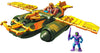 Mega Construx Heroes Wind Raider Attack Micro Action Figure Set - Multicolor, GCP90, Rubber Construction