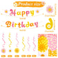 Sunbeauty Flower Daisy Birthday Party Decorations Groovy Party Decorations Boho Happy Birthday Party Decorations Daisy Hanging S
