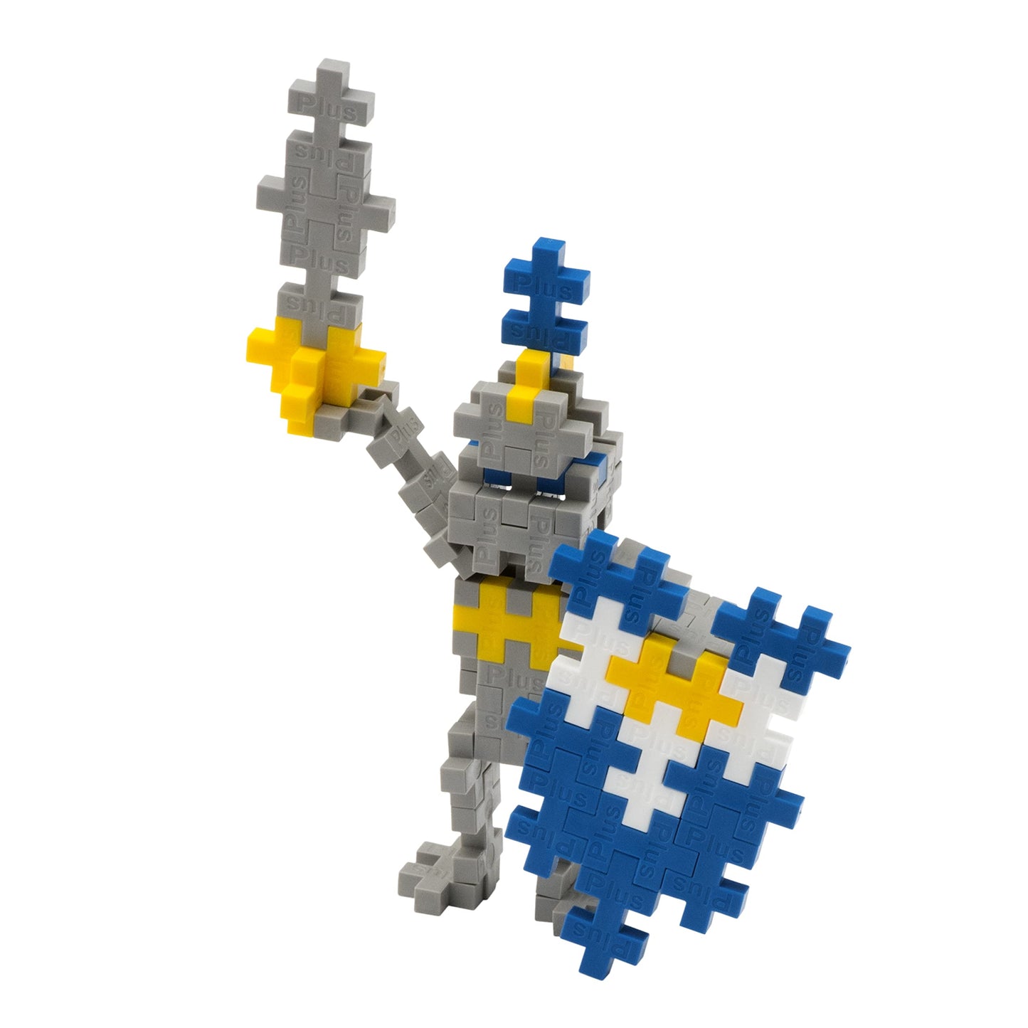 Plus Plus 3D Figure Building Block Set, Fun Stem Toys For Kids, 70 Interlocking Pieces - Knight Mini Maker Tube