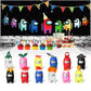 Merch Figurines Set, Collection Toys For Game Fans, Mini Character Action Figure Decorations, Astronaut Crewmate Desk Toy Gift F