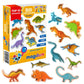 Dinosaur Magnets - Fridge Magnets For Kids -15 Large Fridge Magnets For Toddlers -Refrigerator Magnets For Kids- Baby Magnets Animal Magnets Kids Magnets - Toddler Toys Magnetic Toys Baby Toys