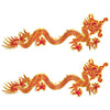 Beistle 2 Piece Chinese New Year Decorations Jointed Dragon Cut Outs for Asian Theme Party Supplies, Celebrating with You Since 