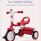 Besrey Toddler Tricycle With Bell, Kids Tricycle Age 18 Months To 5 Years, Kids Trike, Toddler Bike For 1.5-5 Year Olds, Baby Tr