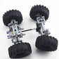 Ttlyhek Technics Parts Vehicles Suspension System With Tire 107X44 Technical Parts Set Compatible With All Major Brands, Moc Par