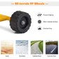 GLACER Kids Sand Digger with Wheels, Sandbox Digger Excavator Crane with Rotatable Seat, Kids Ride on Swivel Sand Digger for San