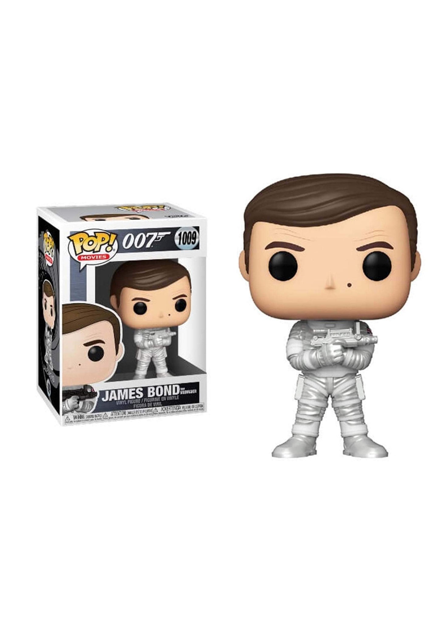 Funko Pop! Movies: James Bond - Roger Moore (Moonraker), Multicolor