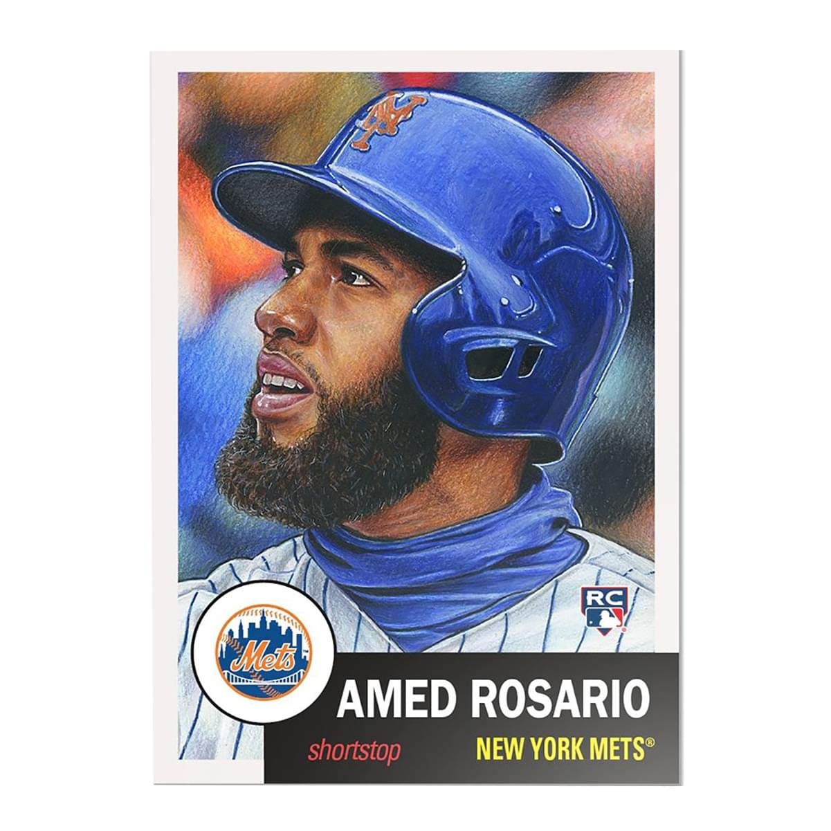 Ny Mets #23 Amed Rosario Mlb Topps Living Set Card