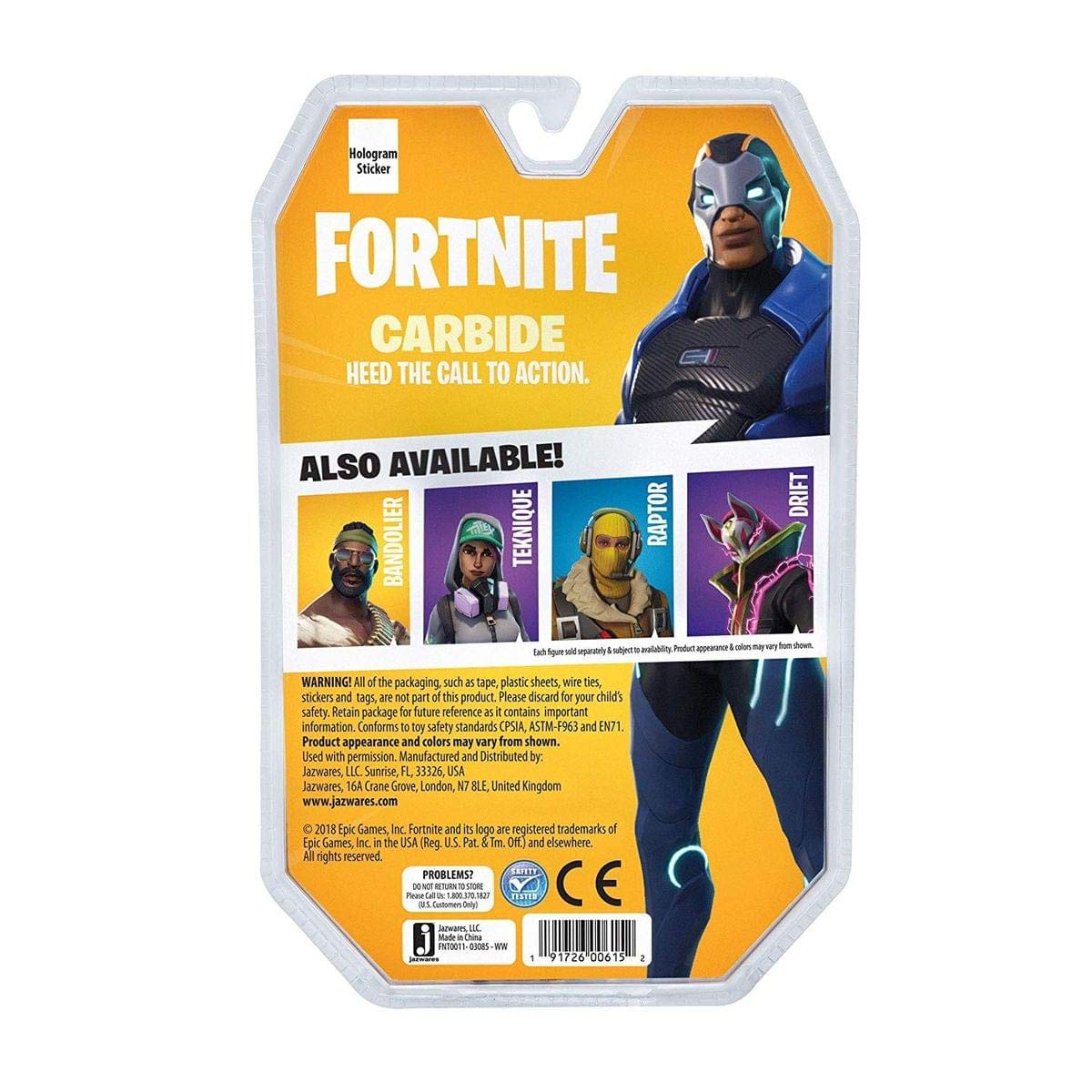 Fortnite Solo Mode Core Figure Pack, Carbide