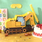 Construction Dump Truck Piata Construction Piata with Blindfold and Bat Construction Party Supplies Tractor Excavator Piata for